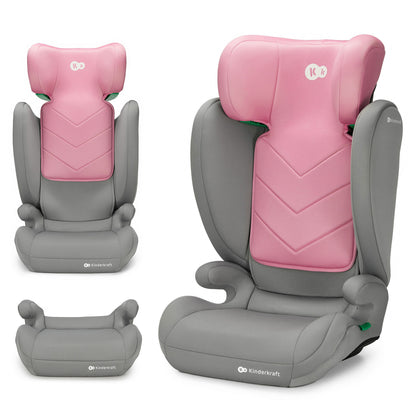 Kinderkraft I-SPARK столче за кола 100-150cm PINK