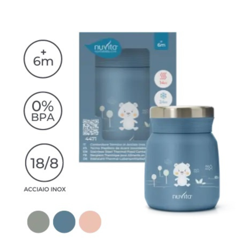 4471 Nuvita термо кутия 300 ml Powder Blue